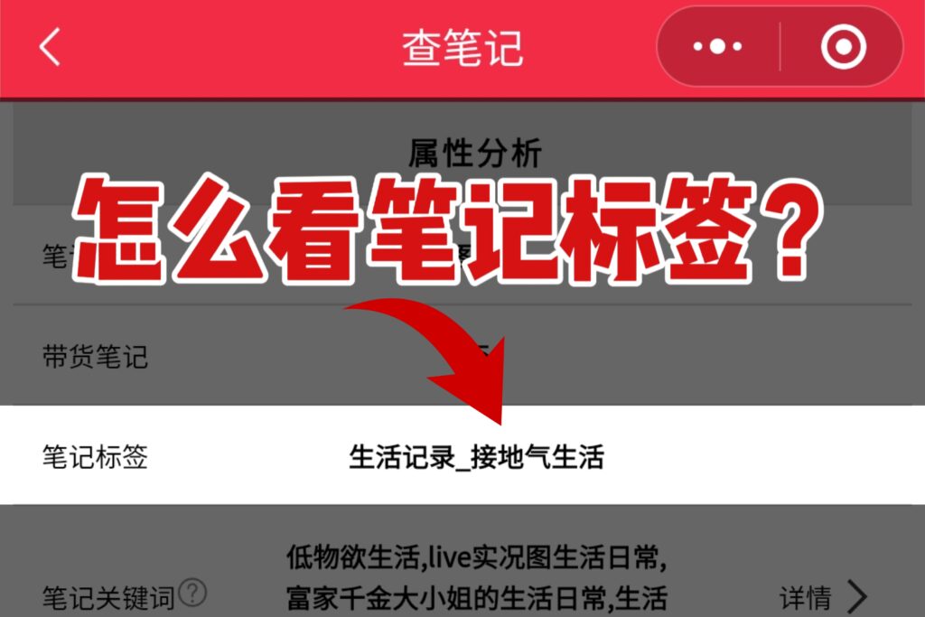 没有笔记标签，每条笔记都在白白损失流量！