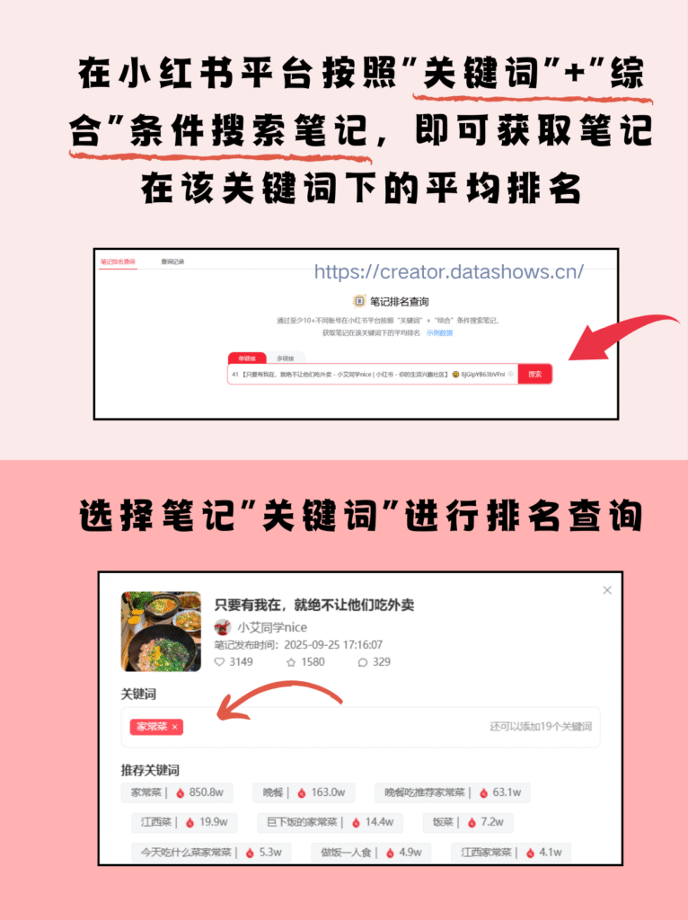 红薯秀编辑器新增【笔记排名】查询！